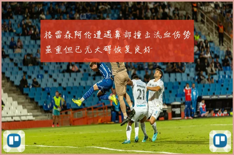 格雷森阿伦遭遇鼻部撞击流血伤势虽重但已无大碍恢复良好